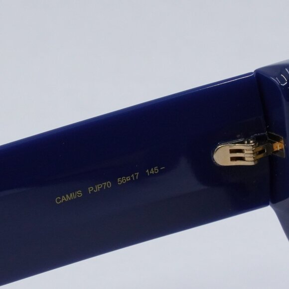 Jimmy Choo CAMI/S 0PJP 70 Sunglasses Blue Square Frame, Brown Lenses - Picture 10 of 12